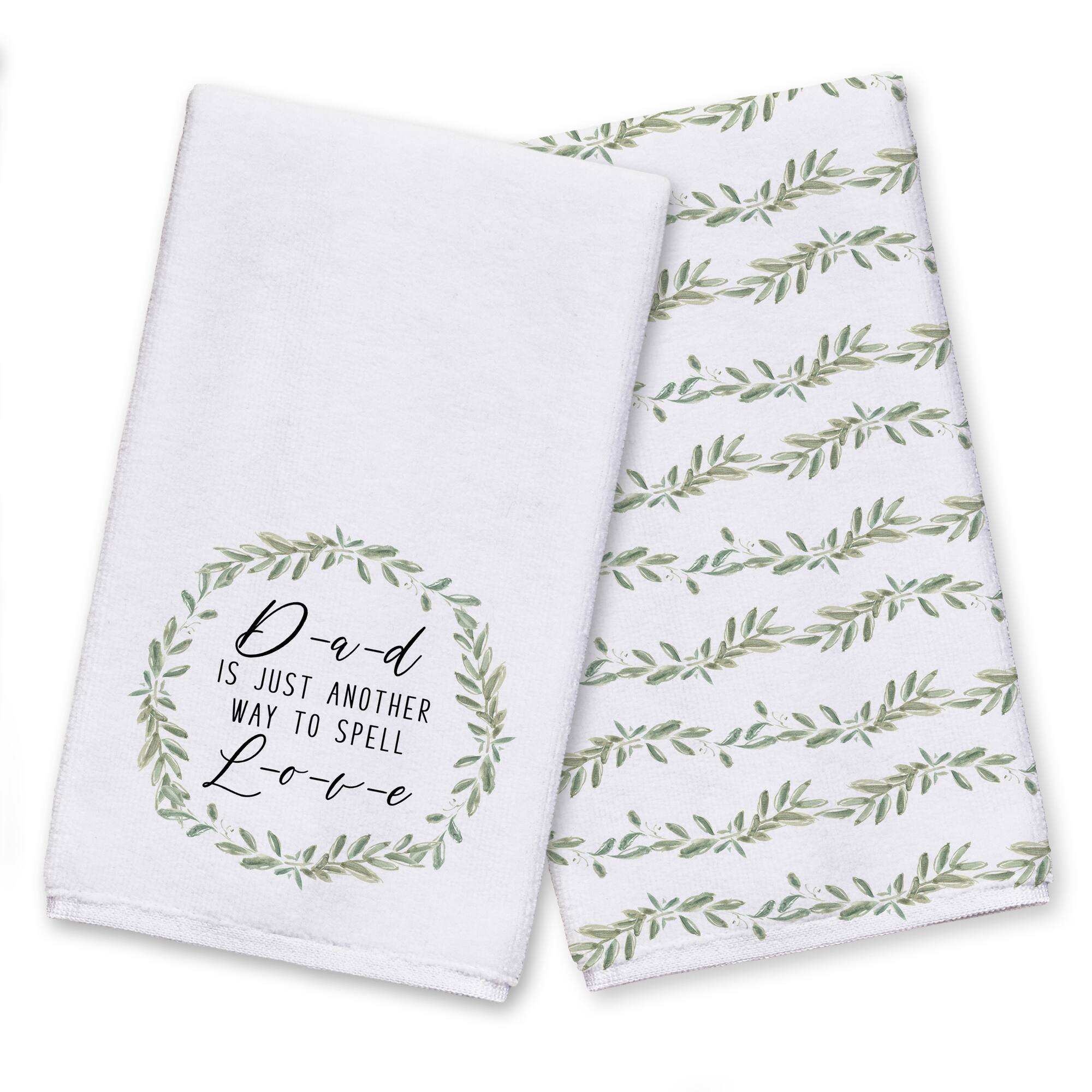 Dad is a Way to Spell Love Tea Towel Set
